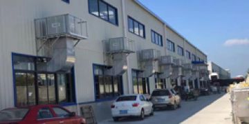 環保空調是給廠房車間降溫通風理想的設備